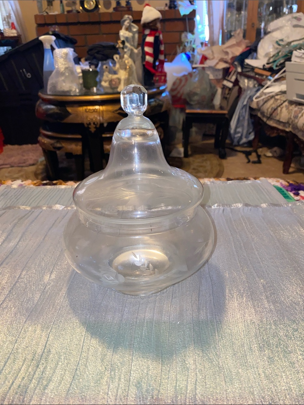 Vintage Princess House Lidded Candy Jar